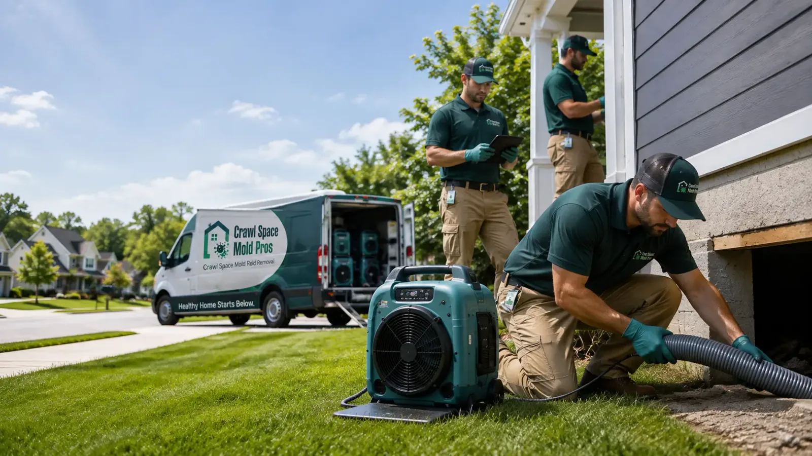 Crawl Space Mold Removal in Pembroke, MA